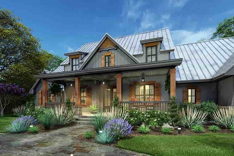 Cottage, Country, Farmhouse, Ranch, Southern, Traditional House Plan 75173 with 3 Beds, 3 Baths, 2 Car Garage Picture 5