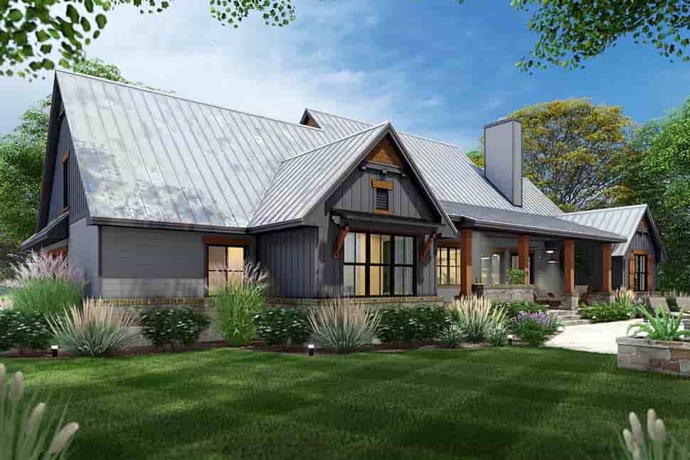 Cottage, Country, Farmhouse, Ranch, Southern, Traditional House Plan 75173 with 3 Beds, 3 Baths, 2 Car Garage Picture 7