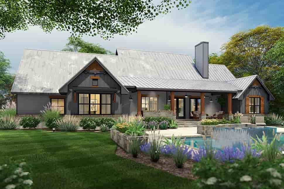 Cottage, Country, Farmhouse, Ranch, Southern, Traditional House Plan 75173 with 3 Beds, 3 Baths, 2 Car Garage Picture 9