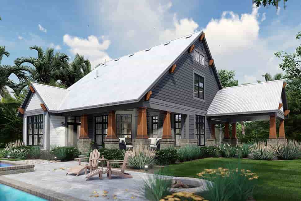 Cottage, Craftsman, Farmhouse House Plan 75174 with 3 Beds, 2 Baths, 2 Car Garage Picture 6