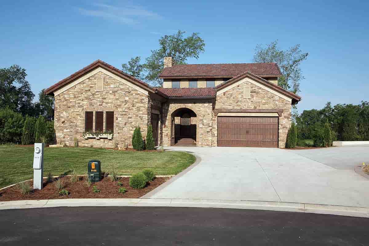 Southwest, Tuscan House Plan 75471 with 4 Beds, 3 Baths, 3 Car Garage Picture 1