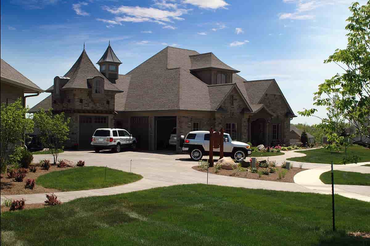 European, French Country, Tuscan House Plan 75492 with 4 Beds, 4 Baths, 3 Car Garage Picture 2