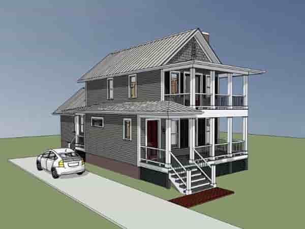 Colonial, Southern House Plan 75500 with 3 Beds, 3 Baths Picture 2
