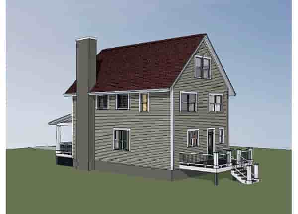 Colonial, Cottage, Southern House Plan 75505 with 3 Beds, 3 Baths Picture 1