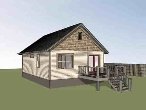 Bungalow, Craftsman House Plan 75511 with 2 Beds, 1 Baths Picture 1
