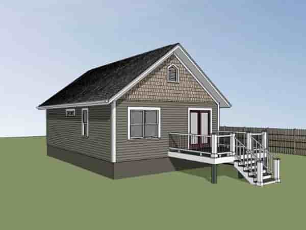 Bungalow, Colonial, Cottage House Plan 75512 with 2 Beds, 1 Baths Picture 1