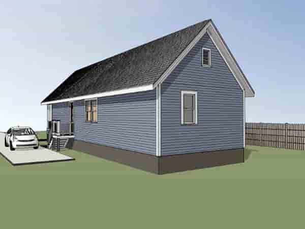 Bungalow, Colonial, Cottage House Plan 75514 with 2 Beds, 1 Baths Picture 1