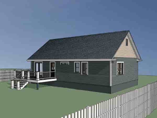 Bungalow, Cottage House Plan 75518 with 3 Beds, 2 Baths Picture 1