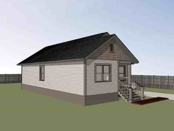 Bungalow House Plan 75522 with 3 Beds, 2 Baths Picture 1