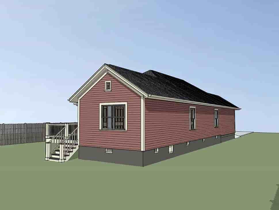Bungalow, Cottage House Plan 75528 with 3 Beds, 2 Baths, 1 Car Garage Picture 1