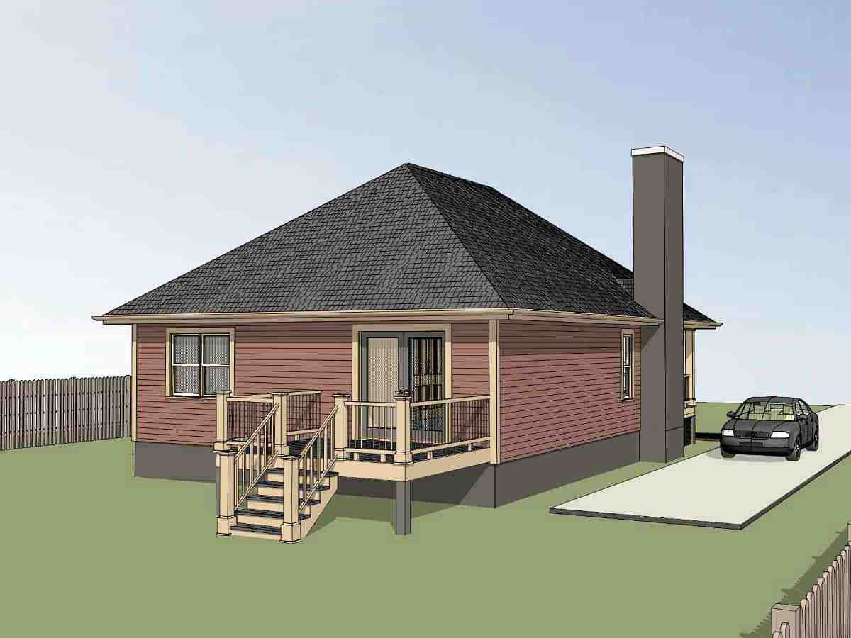 Bungalow, Cottage House Plan 75537 with 3 Beds, 2 Baths Picture 2