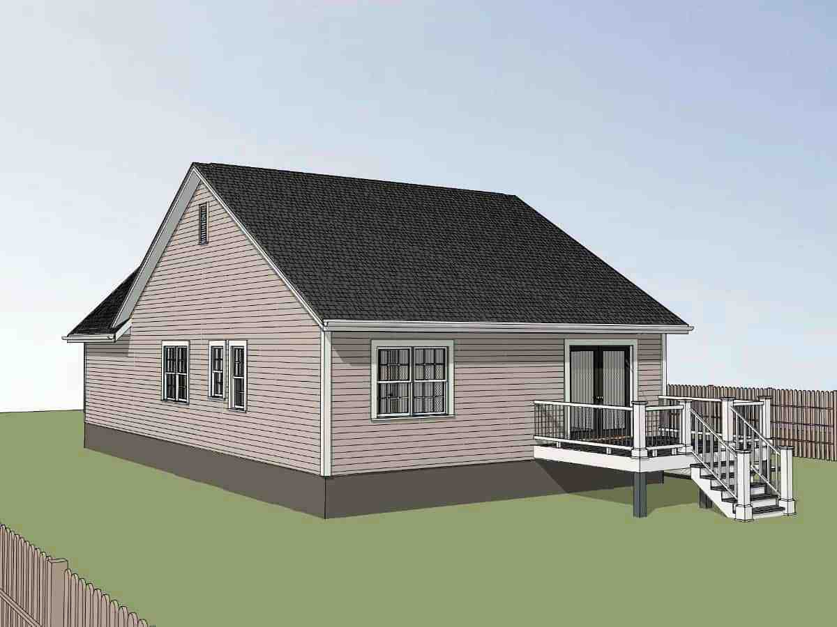 Bungalow, Cottage House Plan 75538 with 3 Beds, 2 Baths Picture 1