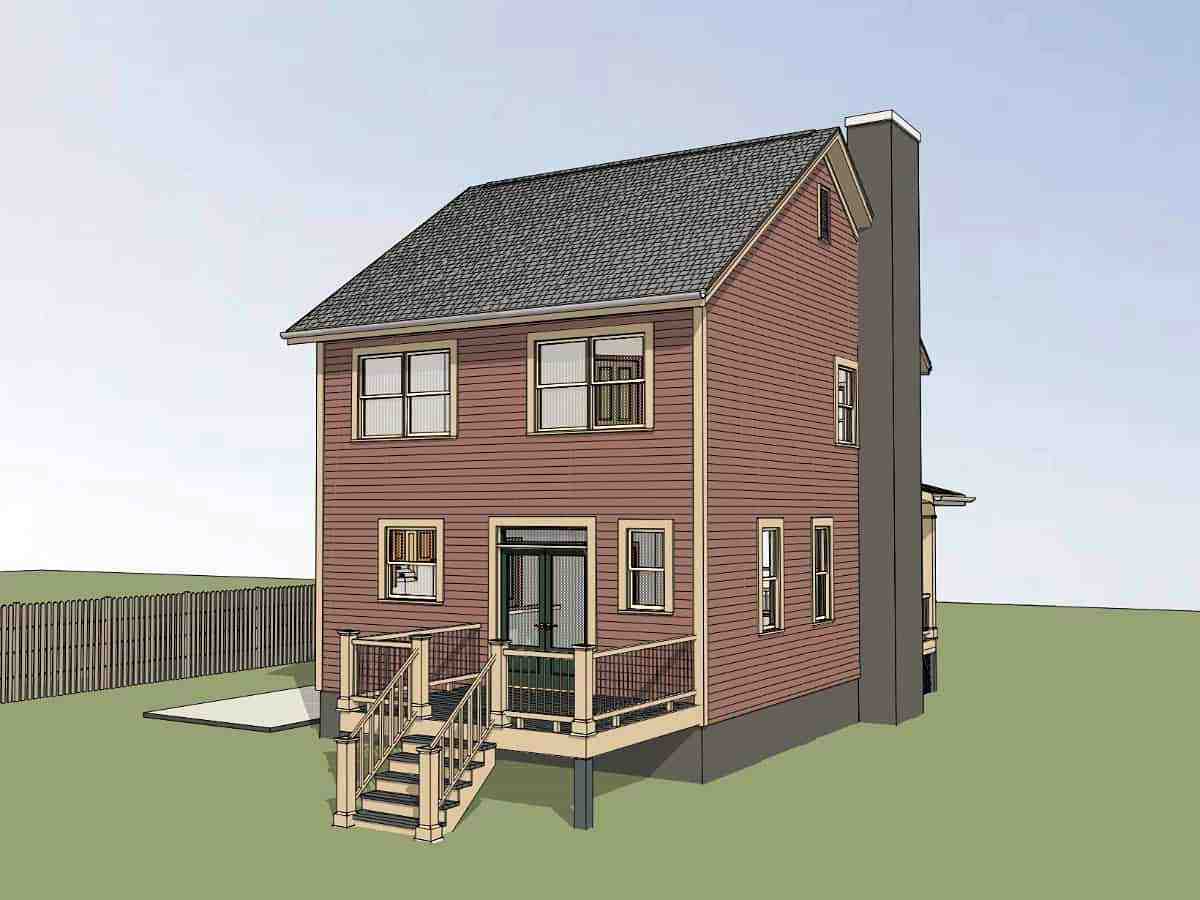 Colonial, Country, Southern House Plan 75541 with 3 Beds, 3 Baths Picture 2