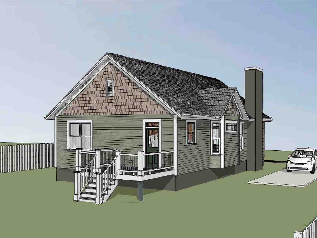 Bungalow, Cottage House Plan 75542 with 2 Beds, 2 Baths Picture 2