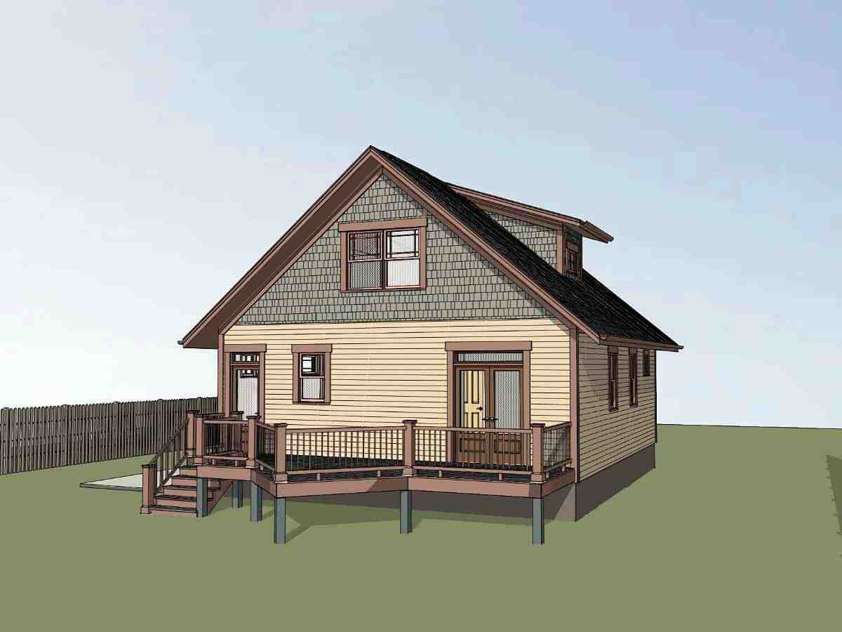 Bungalow House Plan 75545 with 3 Beds, 3 Baths Picture 2