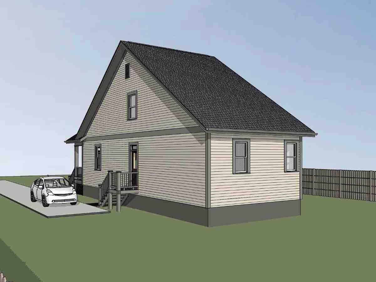 Cottage House Plan 75547 with 3 Beds, 2 Baths Picture 1