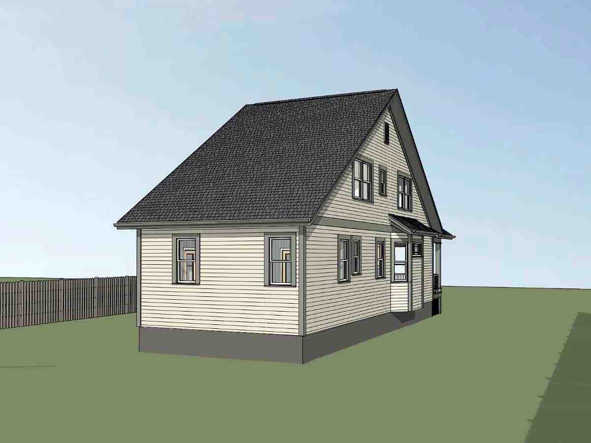 Cottage House Plan 75547 with 3 Beds, 2 Baths Picture 2