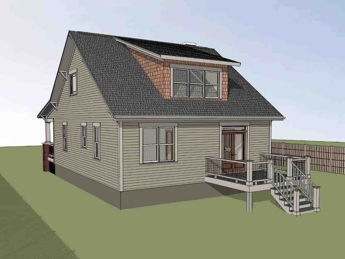 Bungalow, Cottage House Plan 75548 with 3 Beds, 2 Baths Picture 1
