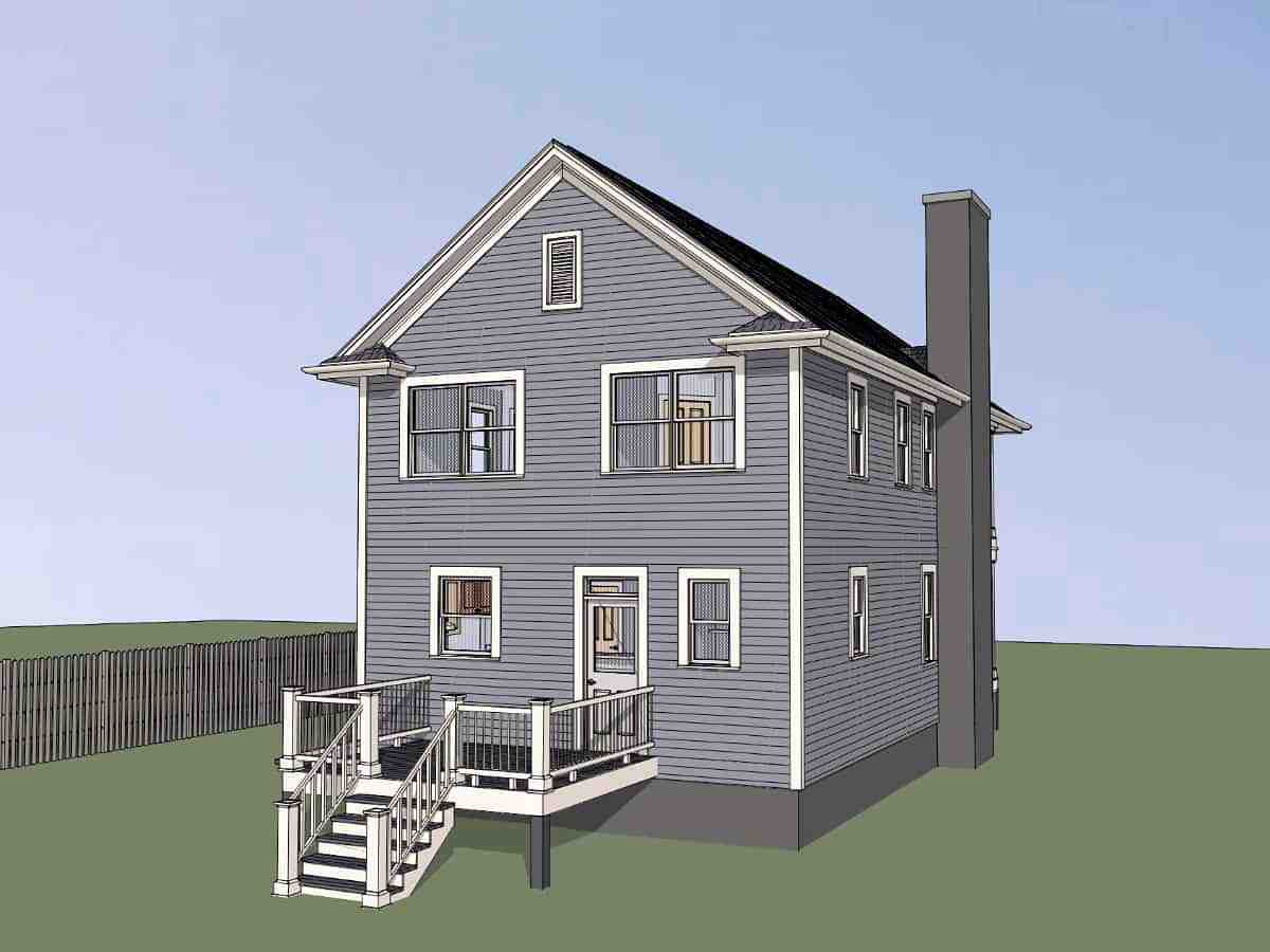 Colonial, Southern House Plan 75552 with 3 Beds, 3 Baths Picture 2