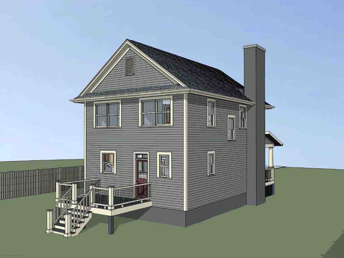 Colonial, Country House Plan 75553 with 3 Beds, 3 Baths Picture 2