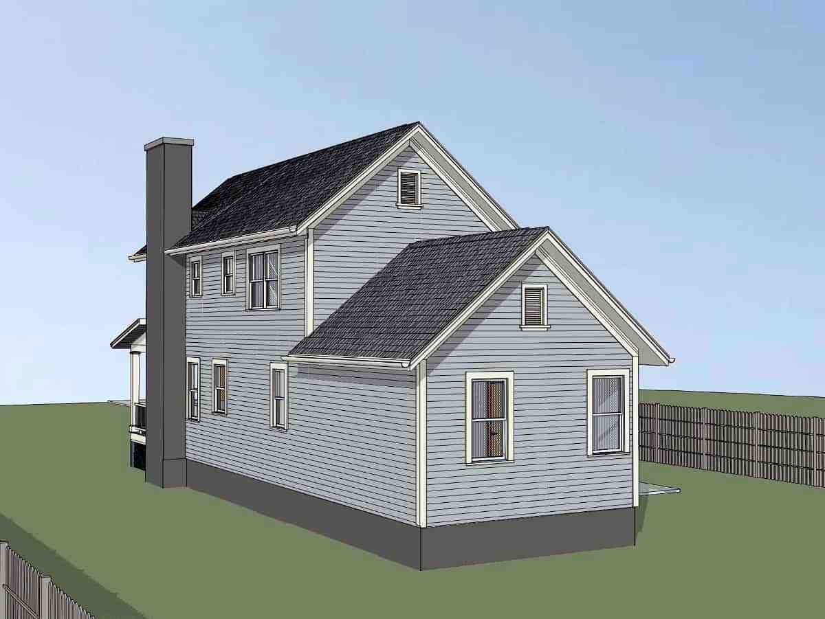Colonial, Country, Southern House Plan 75555 with 3 Beds, 2 Baths Picture 1