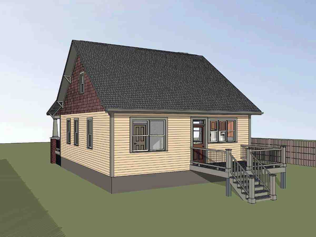 Bungalow, Cottage, Craftsman House Plan 75561 with 3 Beds, 2 Baths Picture 1