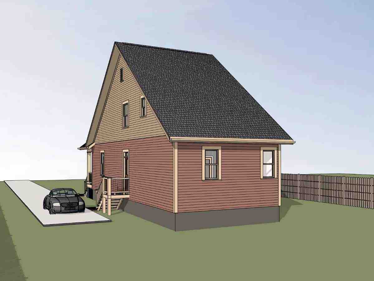 Cottage, Country House Plan 75564 with 4 Beds, 2 Baths Picture 1