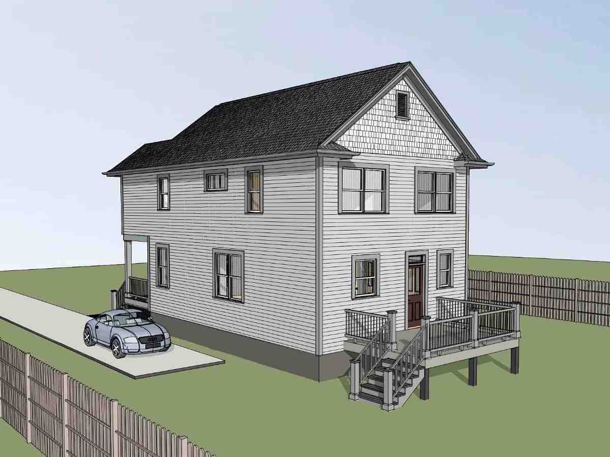 Colonial, Country, Southern House Plan 75575 with 3 Beds, 3 Baths Picture 1