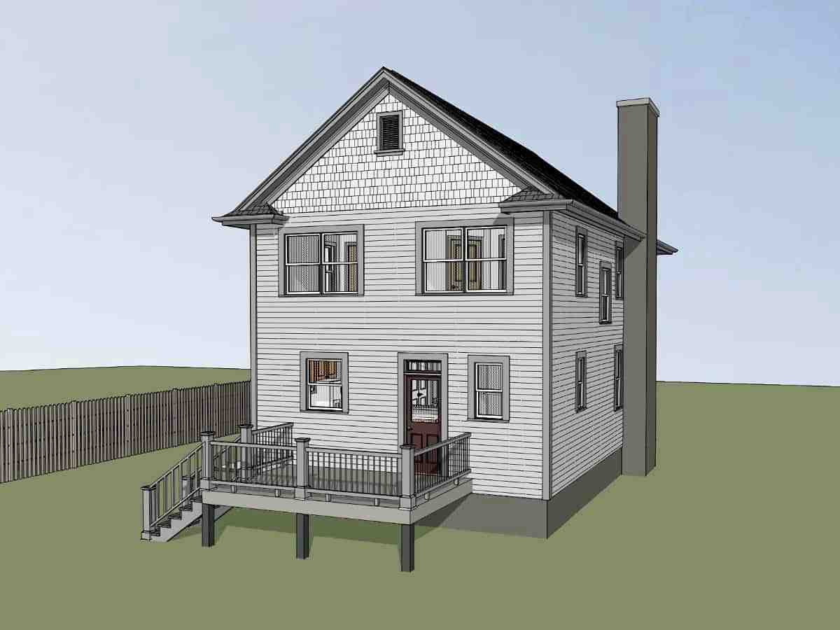 Colonial, Country, Southern House Plan 75575 with 3 Beds, 3 Baths Picture 2