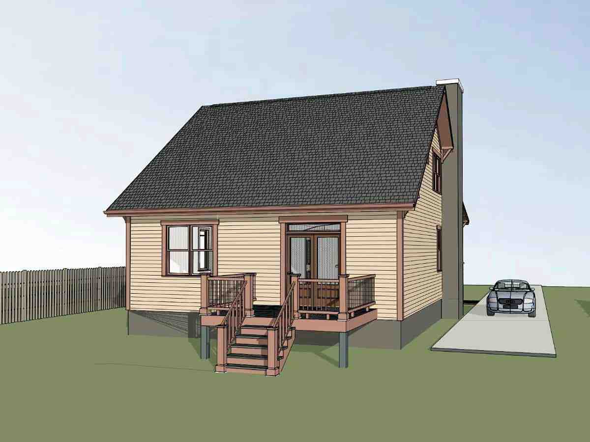 Bungalow, Cottage, Craftsman House Plan 75576 with 3 Beds, 3 Baths Picture 2