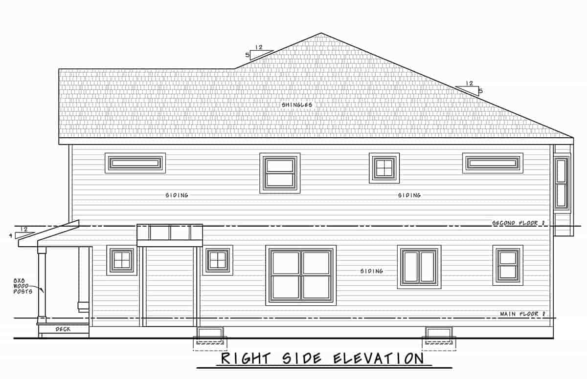 Narrow Lot, Southern, Traditional Multi-Family Plan 75713 with 4 Beds, 6 Baths Picture 1