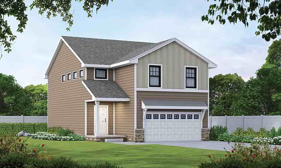 Farmhouse House Plan 75739 with 4 Beds, 3 Baths, 2 Car Garage Picture 25