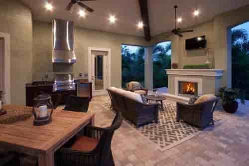 Mediterranean House Plan 75909 with 4 Beds, 5 Baths, 3 Car Garage Picture 11