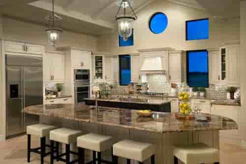 luxury kitchen with inside grill -- cool surround Scottsdale, AZ.  Indoor  bbq, Container house plans, Shipping container house plans