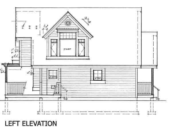 Contemporary, Craftsman House Plan 76010 with 2 Beds, 2 Baths Picture 1