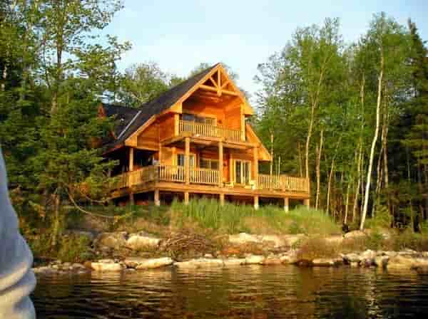 Cabin, Contemporary House Plan 76012 with 3 Beds, 2 Baths Picture 7