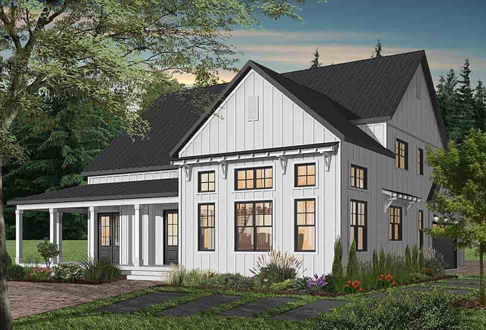 Cape Cod, Country, Craftsman, Farmhouse, Ranch House Plan 76521 with 4 Beds, 4 Baths, 3 Car Garage Picture 8