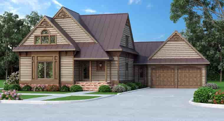 Victorian House Plan 76901 with 4 Beds, 3 Baths, 2 Car Garage Picture 1
