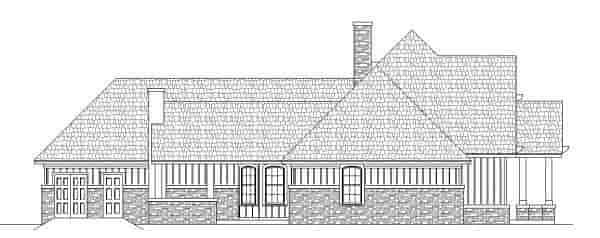 Craftsman, Traditional, Tudor House Plan 76916 with 3 Beds, 2 Baths, 3 Car Garage Picture 2