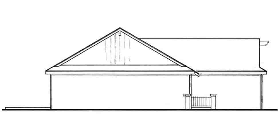 Ranch House Plan 76931 with 3 Beds, 2 Baths, 2 Car Garage Picture 2