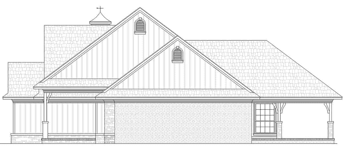 Country House Plan 76933 with 3 Beds, 3 Baths, 2 Car Garage Picture 1