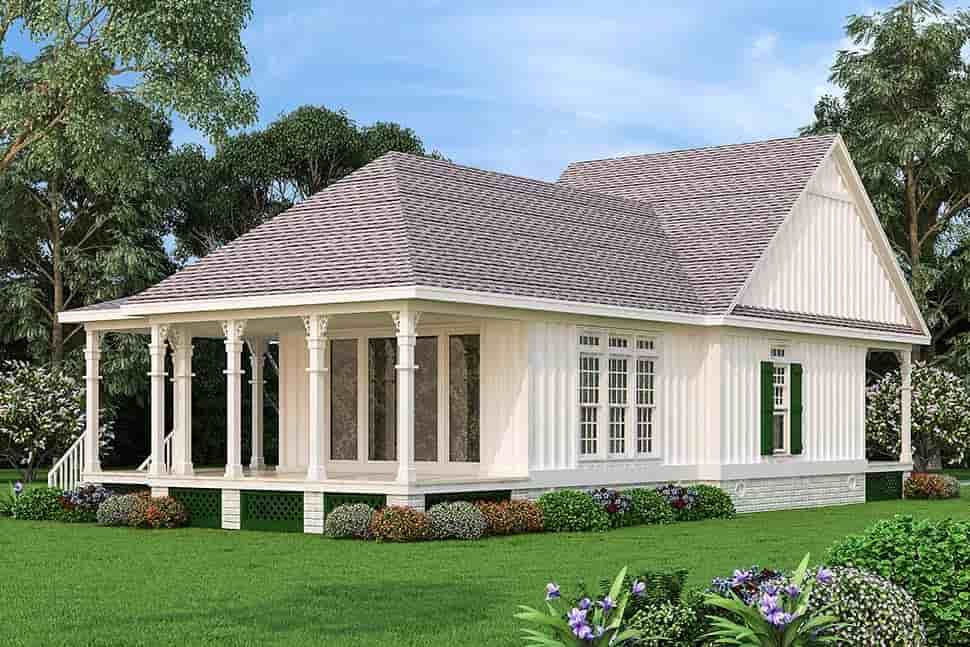 Cottage House Plan 76942 with 1 Beds, 2 Baths Picture 3