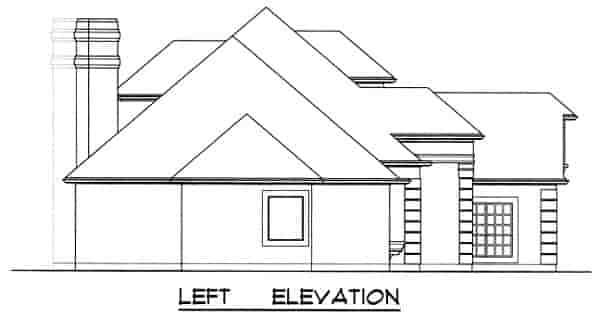 European House Plan 77110 with 3 Beds, 2.5 Baths, 2 Car Garage Picture 1