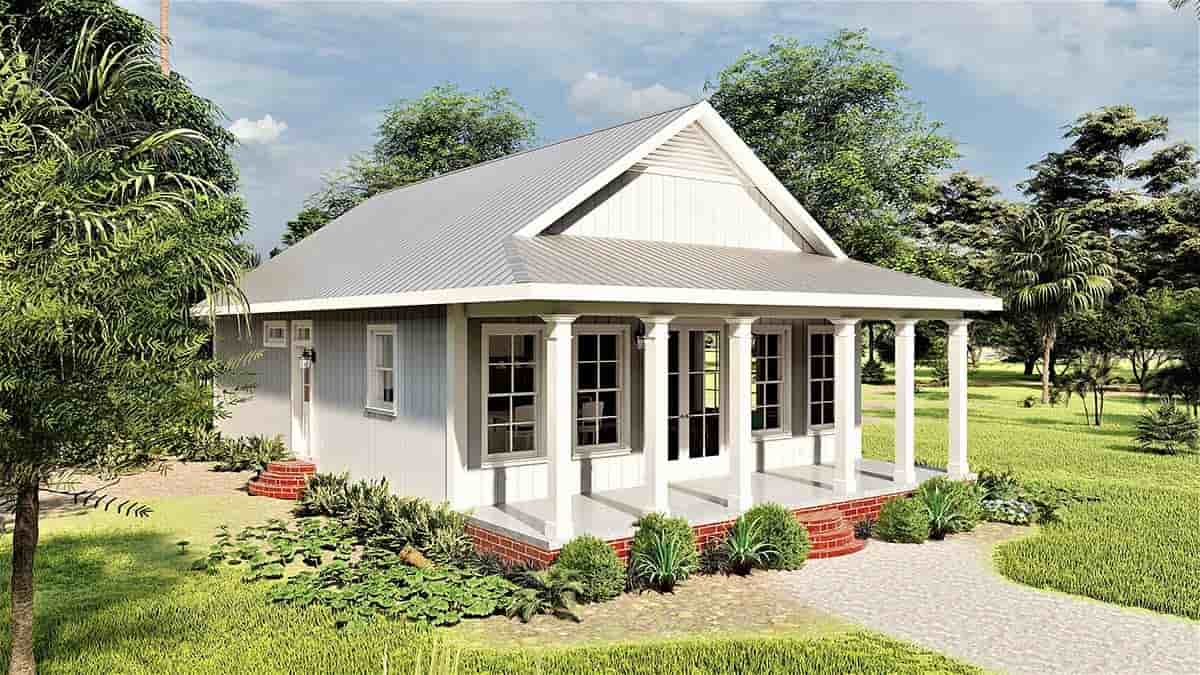 Country, Southern House Plan 77412 with 2 Beds, 2 Baths Picture 2