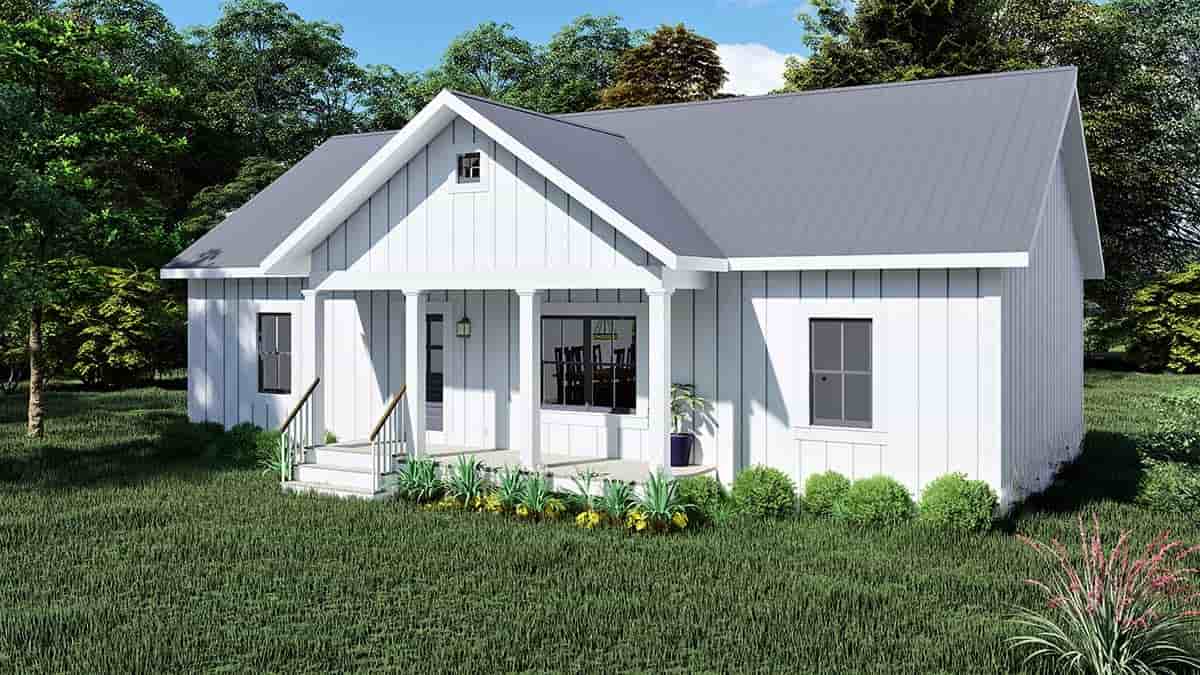 Cottage, Country House Plan 77415 with 3 Beds, 2 Baths Picture 1