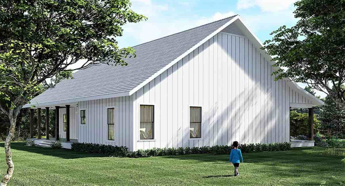 Country, Farmhouse, Southern House Plan 77416 with 4 Beds, 2 Baths Picture 2