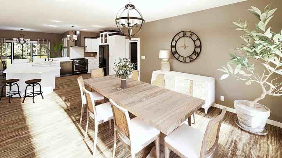 Country, Farmhouse, Ranch, Southern House Plan 77452 with 3 Beds, 2 Baths, 2 Car Garage Picture 2
