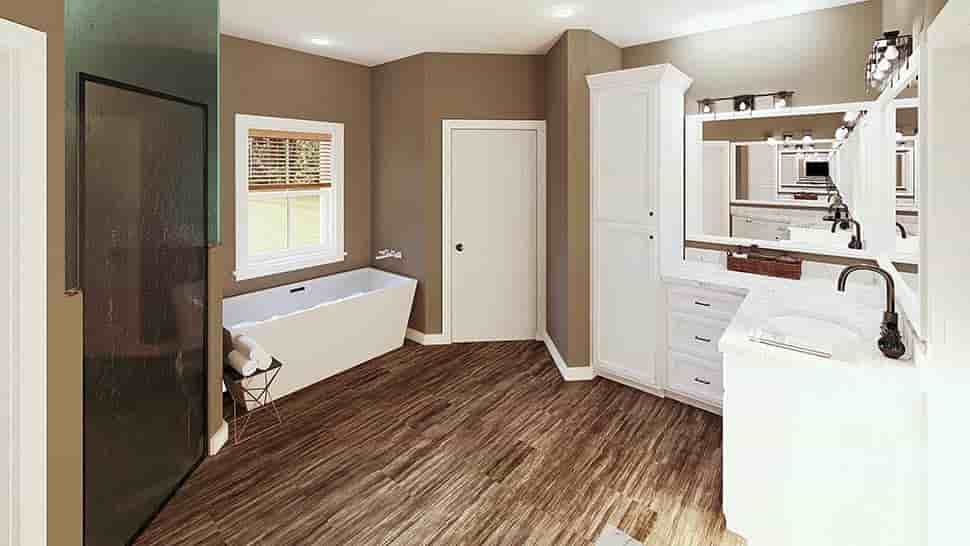 Country, Farmhouse, Ranch, Southern House Plan 77452 with 3 Beds, 2 Baths, 2 Car Garage Picture 8