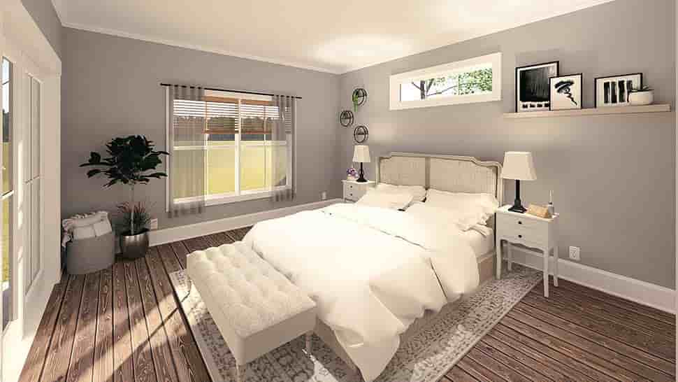 Cabin, Cottage, Country, Ranch House Plan 77453 with 2 Beds, 1 Baths Picture 6