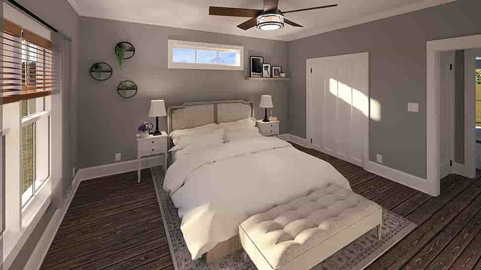 Cabin, Cottage, Country, Ranch House Plan 77453 with 2 Beds, 1 Baths Picture 7
